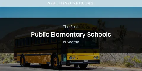 Seattle's Best Public Elementary Schools